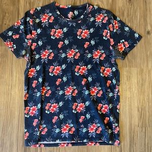 Floral Crew Neck Tee